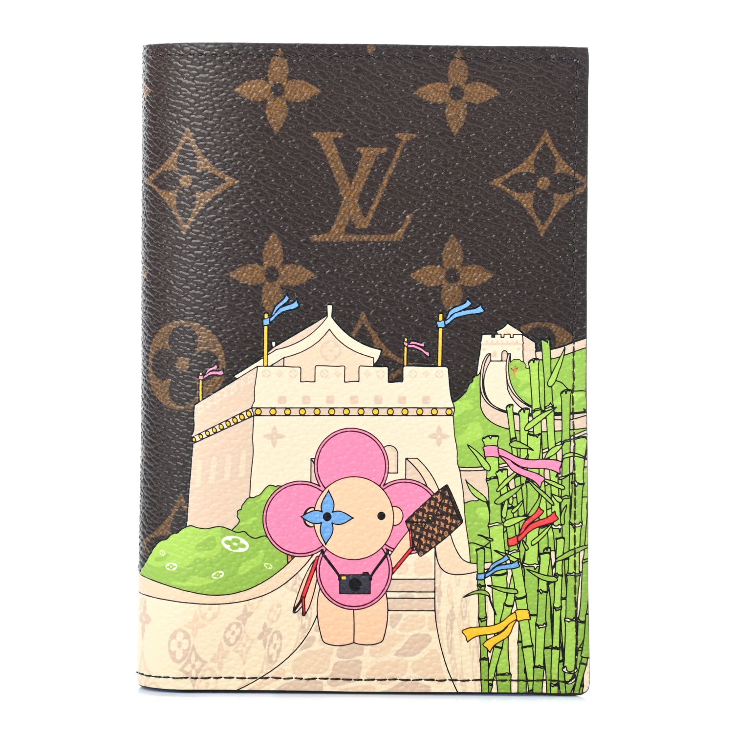 Louis Vuitton Monogram 2021 Christmas Animation China Passport Cover Myosotis Blue 1 of 6