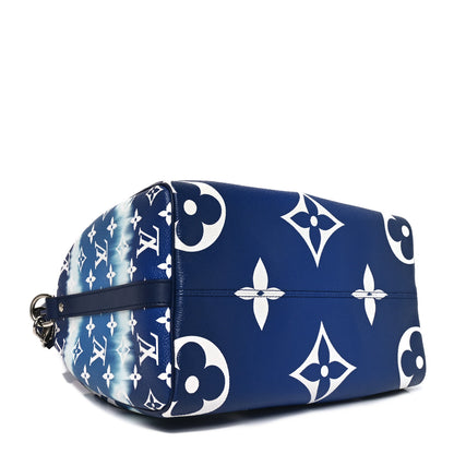Louis Vuitton Monogram Escale Speedy Bandouliere 30 Blue 4 of 9