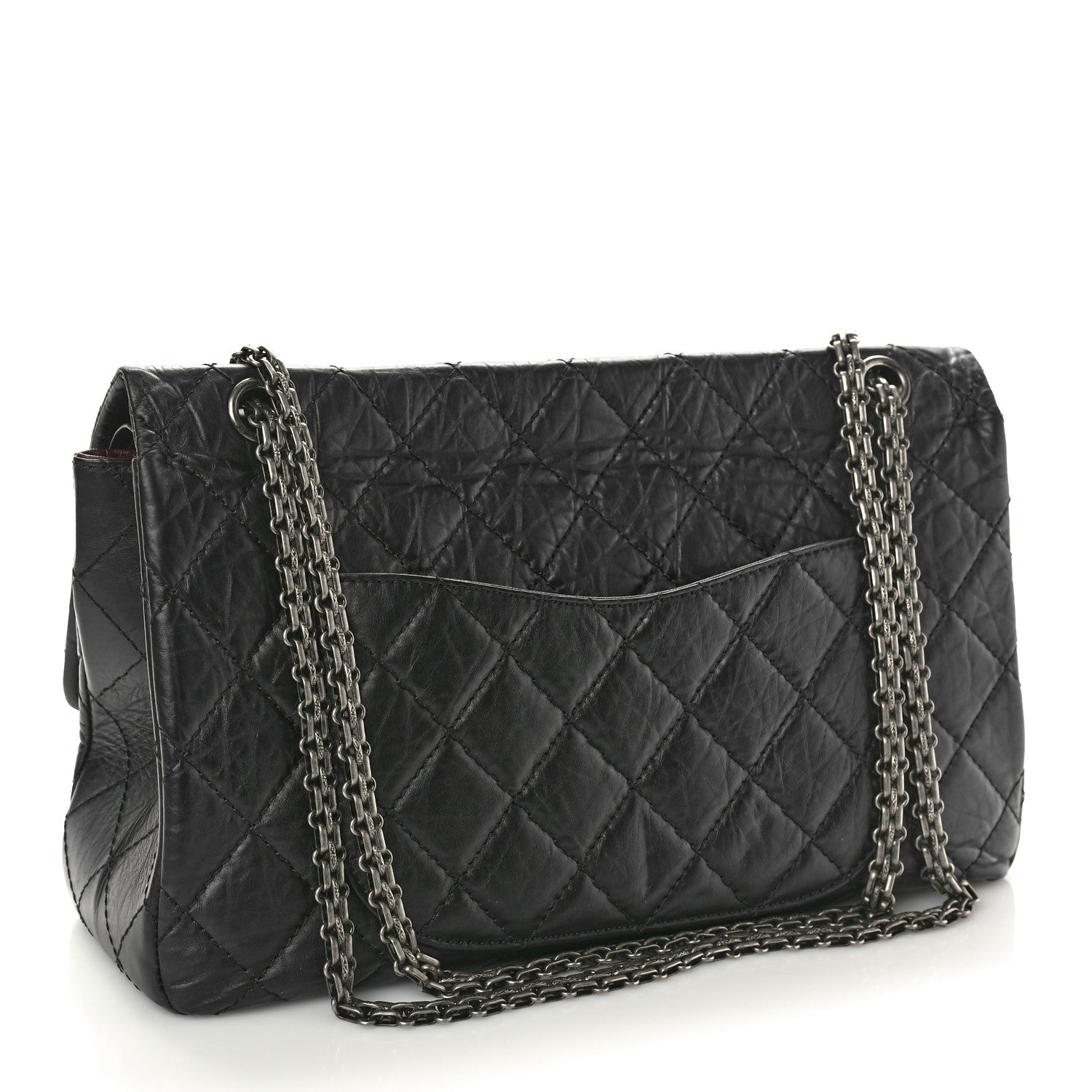 Chanel Aged Calfskin Quilted 2.55 Reissue 227 Flap Black 3 of 11