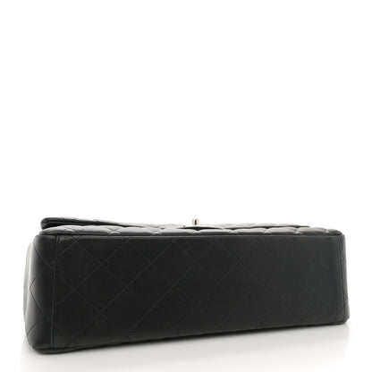 Chanel Lambskin Quilted Maxi Double Flap Black 4 of 12