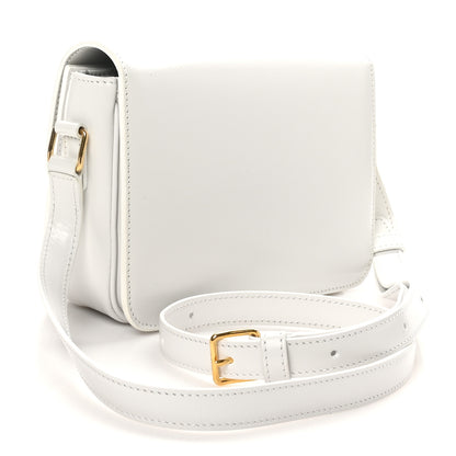 Celine Shiny Calfskin Teen Triomphe Arctic White 3 of 9