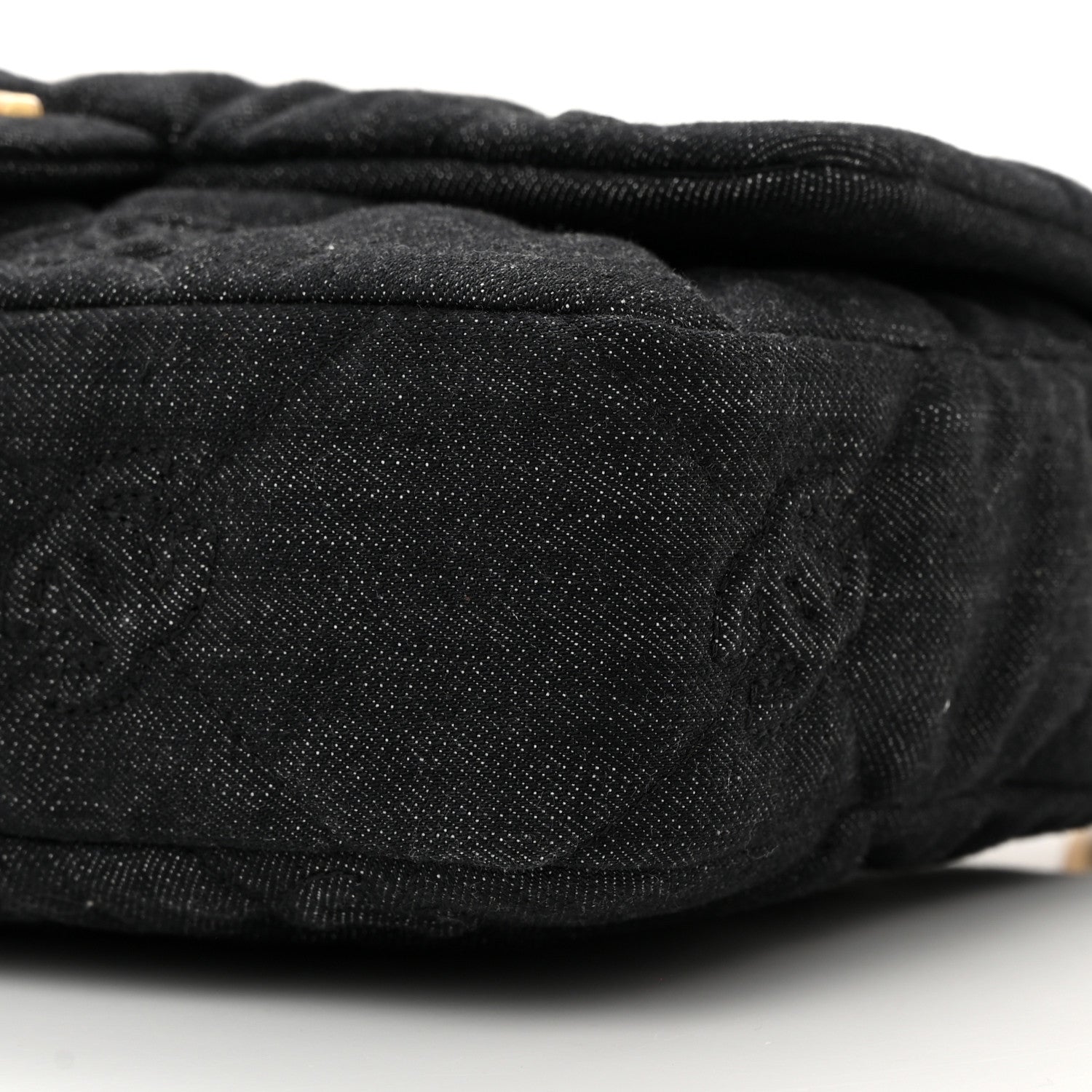 Chanel Denim Quilted Medium Funky Town Flap Black 10 of 11