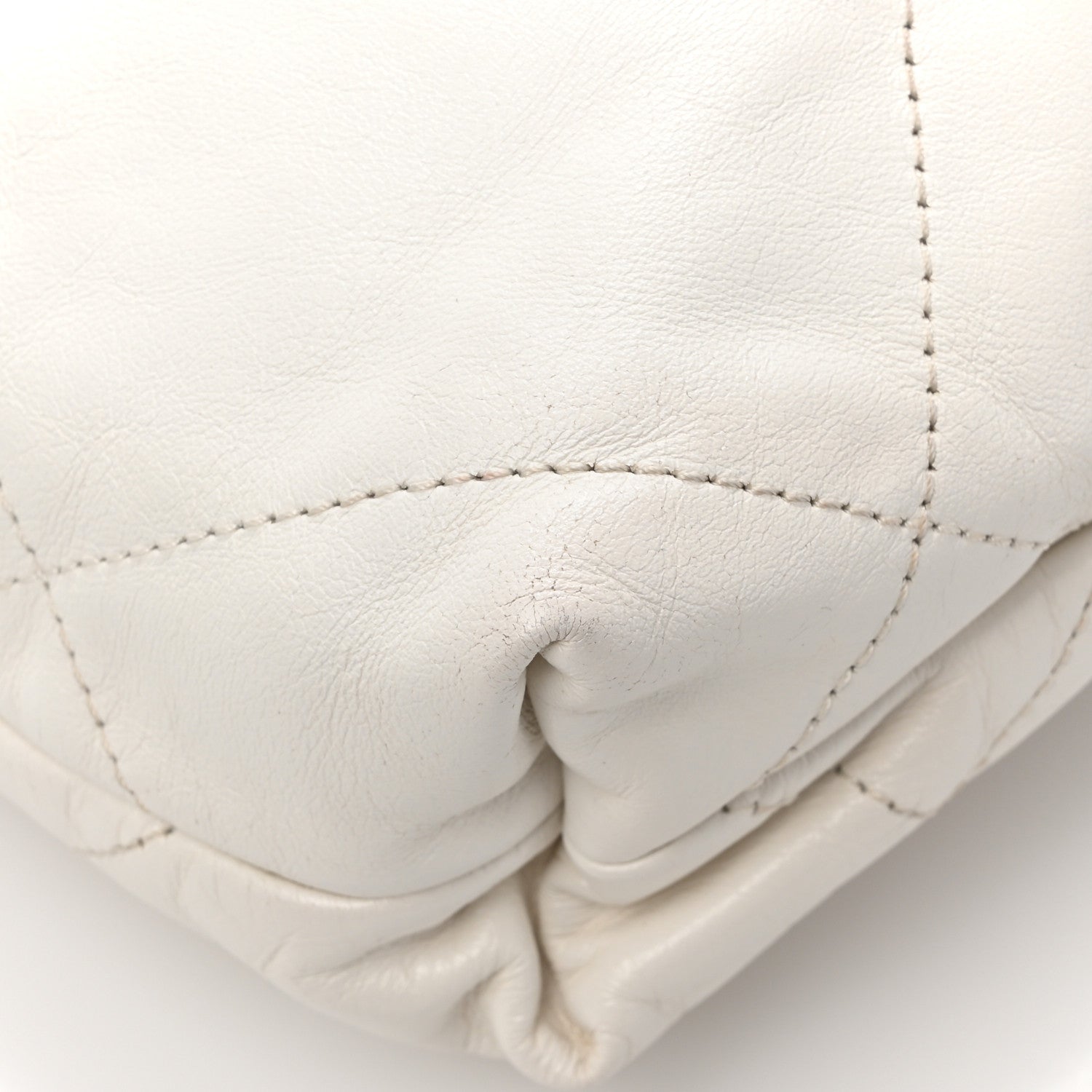 Chanel Shiny Calfskin Quilted Mini Chanel 22 White 11 of 13