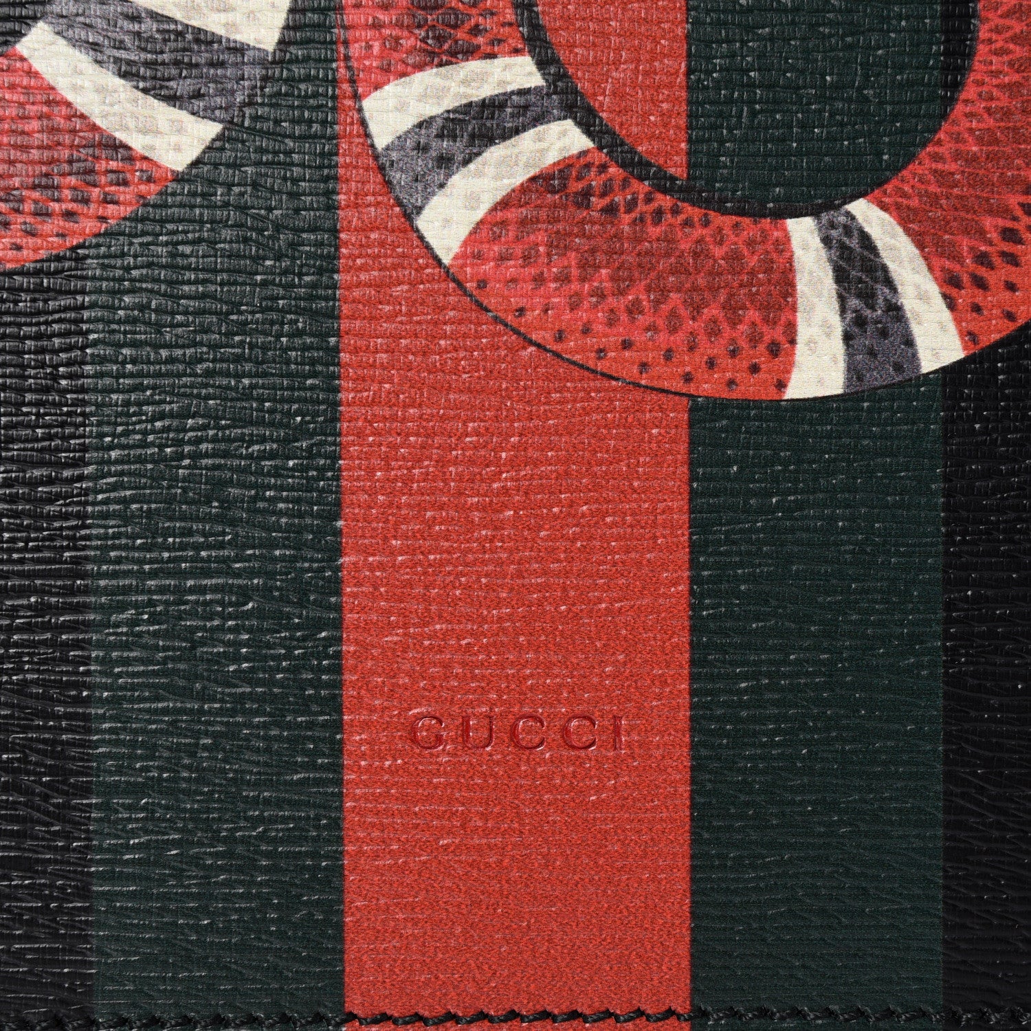 Gucci Calfskin Kingsnake Print Messenger Black 11 of 11