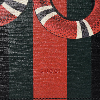 Gucci Calfskin Kingsnake Print Messenger Black 11 of 11
