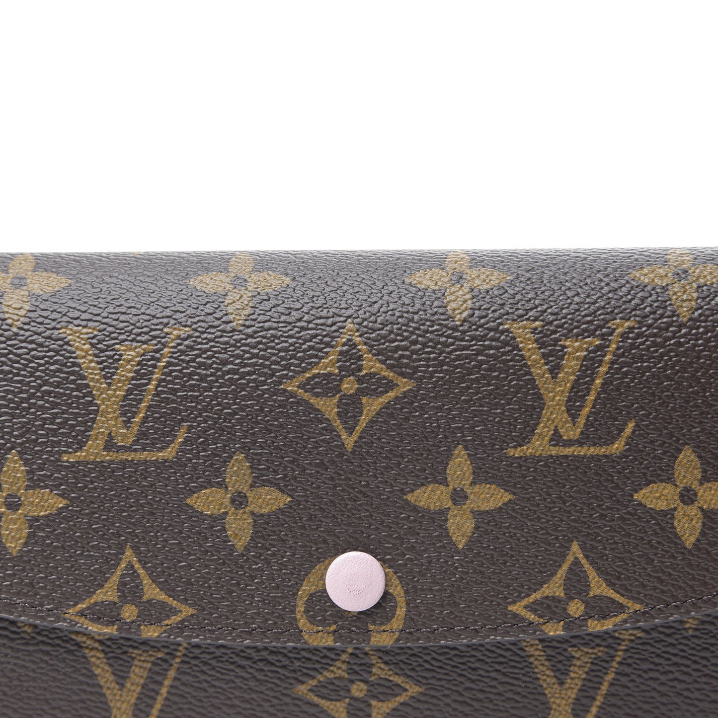 Monogram Emilie Wallet Rose Ballerine