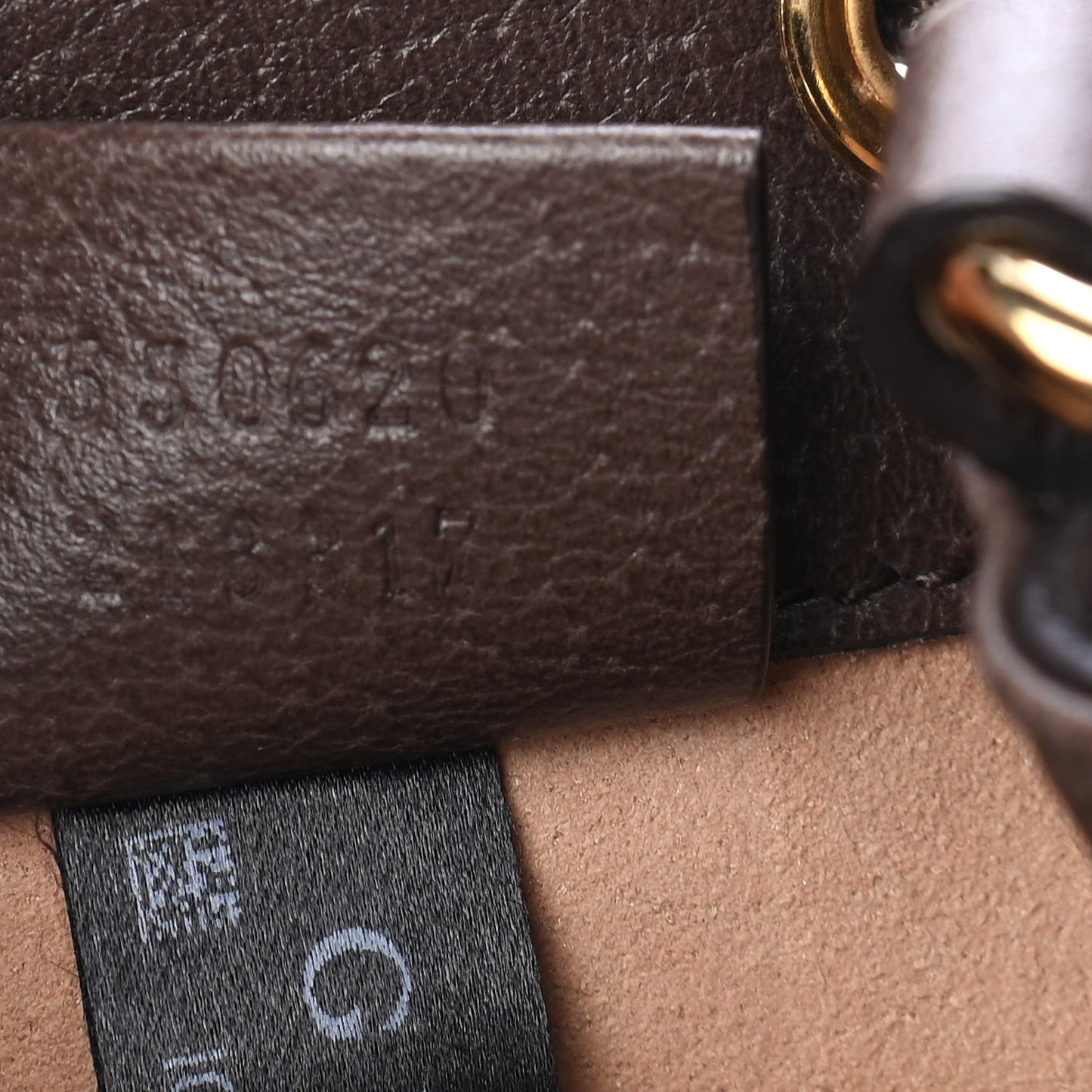 GG Supreme Monogram Web Mini Ophidia Bucket Bag Brown