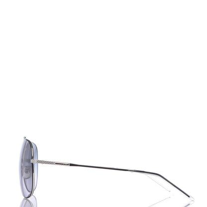 Christian Dior Homme 0148S Aviator Sunglasses Silver 2 of 7