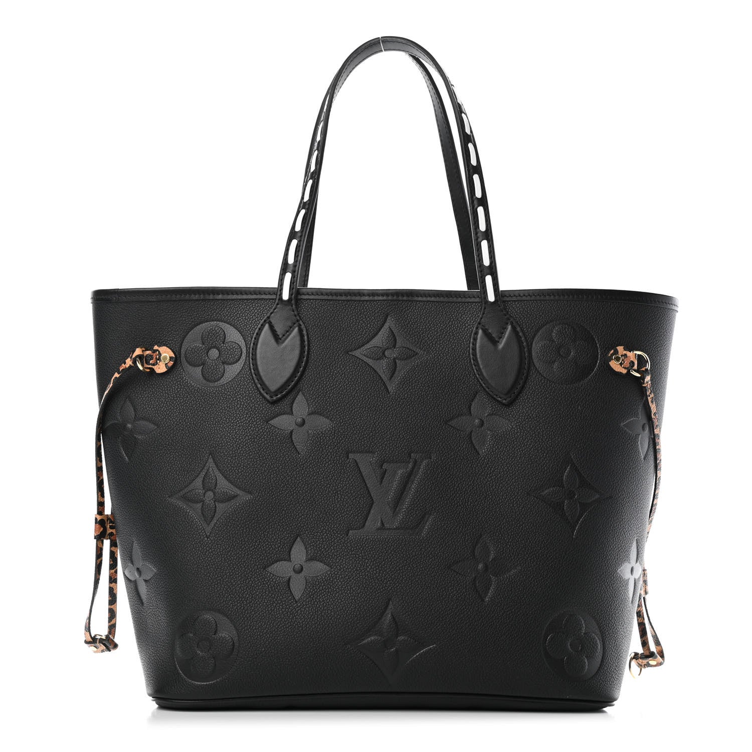 Louis Vuitton Empreinte Monogram Giant Wild At Heart Neverfull MM Black 1 of 4