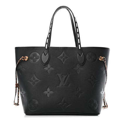 Louis Vuitton Empreinte Monogram Giant Wild At Heart Neverfull MM Black 1 of 4