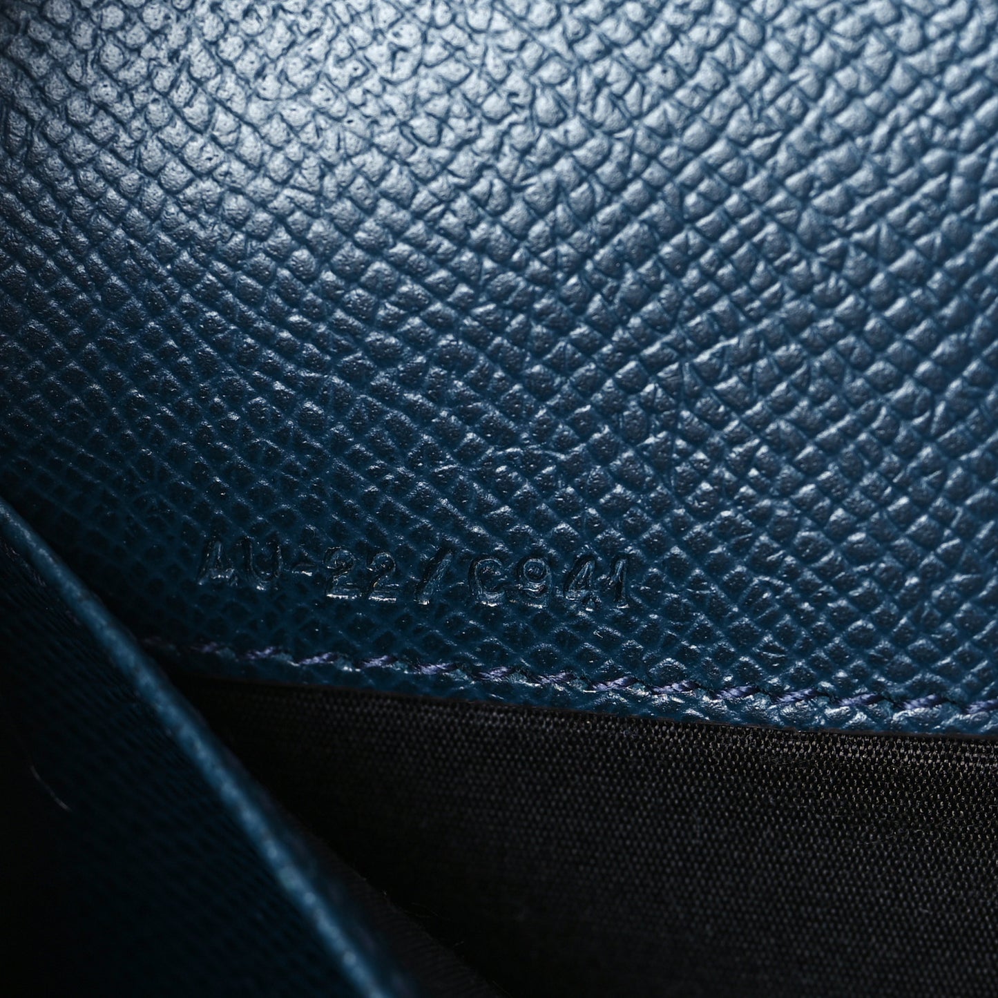 Printed Calfskin Gancini Icona Mini Bag Blue