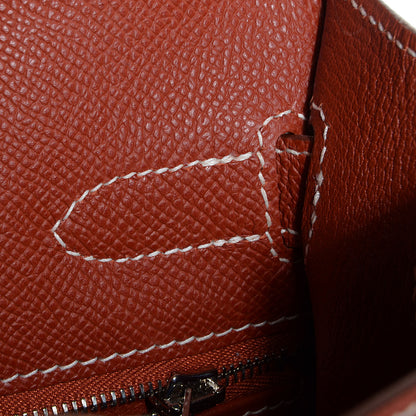 Hermes Epsom Kelly Sellier 32 Brique 9 of 25