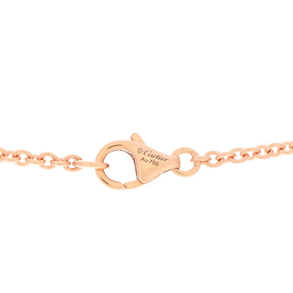 Cartier 18K Pink Gold Interlocking LOVE Necklace 4 of 6