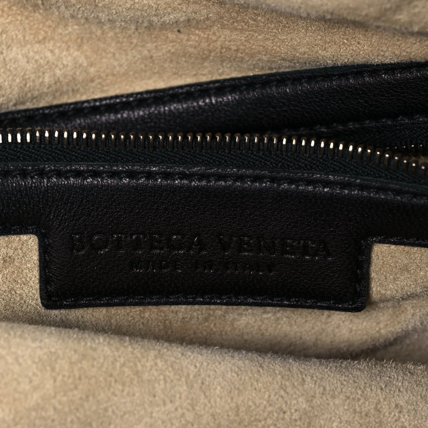 Patent Nappa Intrecciato Satchel Black