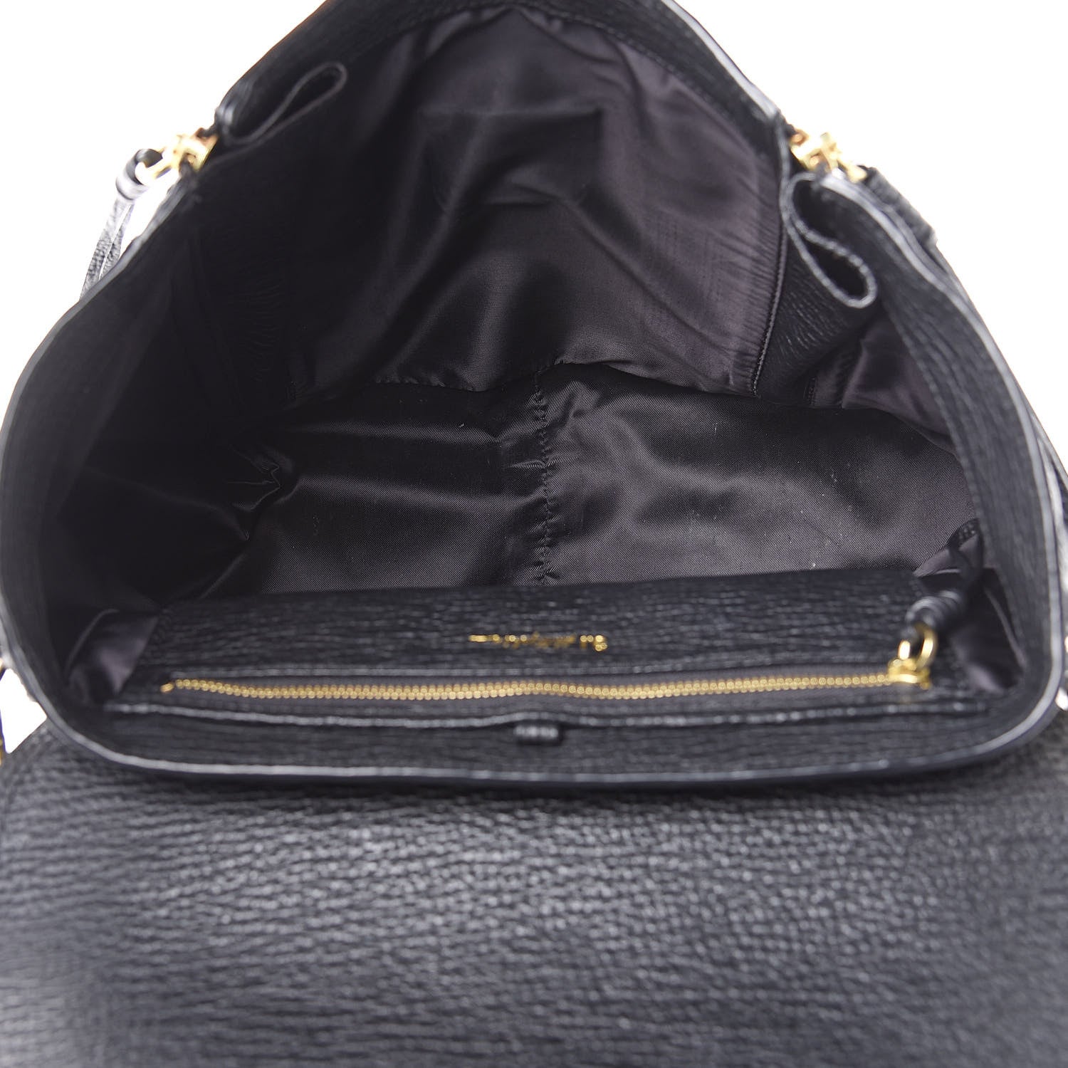 3.1 Phillip Lim 3.1 Textured Calfskin Medium Pashli Satchel Black 5 of 13