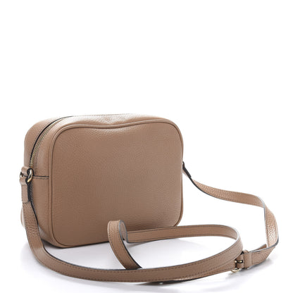 Gucci Pebbled Calfskin Small Soho Disco Bag Rose Beige 3 of 12