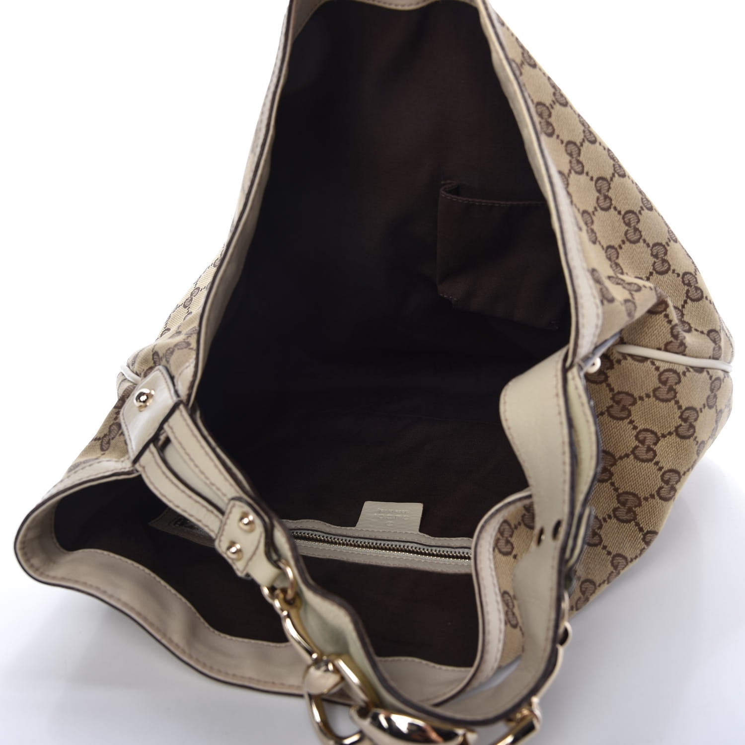 Gucci Monogram Large Wave Hobo Off White 5 of 9
