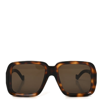 Loewe Acetate Paula's Ibiza Mask Sunglasses LW40071U Havana 2 of 7