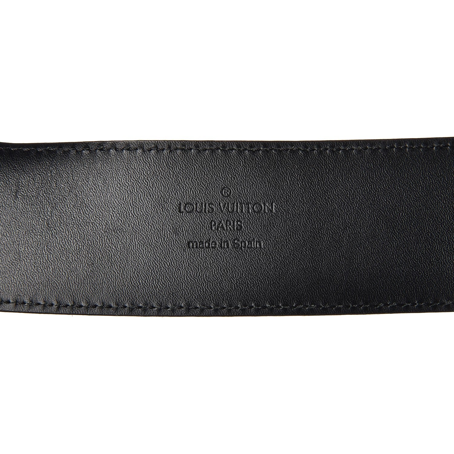 Louis Vuitton Suede Calfskin Mini Damier 40mm LV Initiales Belt 85 34 Moka 8 of 9