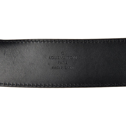 Louis Vuitton Suede Calfskin Mini Damier 40mm LV Initiales Belt 85 34 Moka 8 of 9