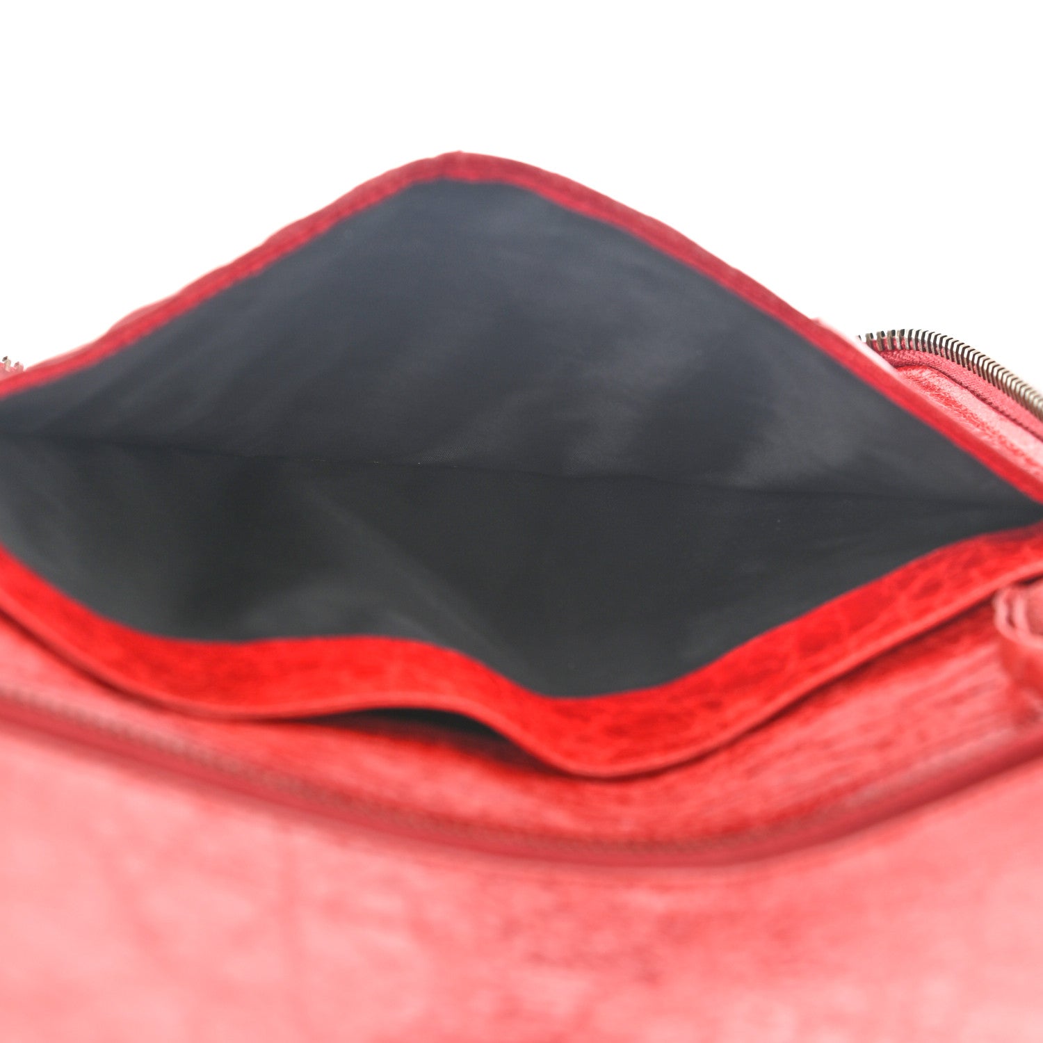 Balenciaga Agneau Classic Hardware Compagnon Wallet Rouge Coquelicot 5 of 8