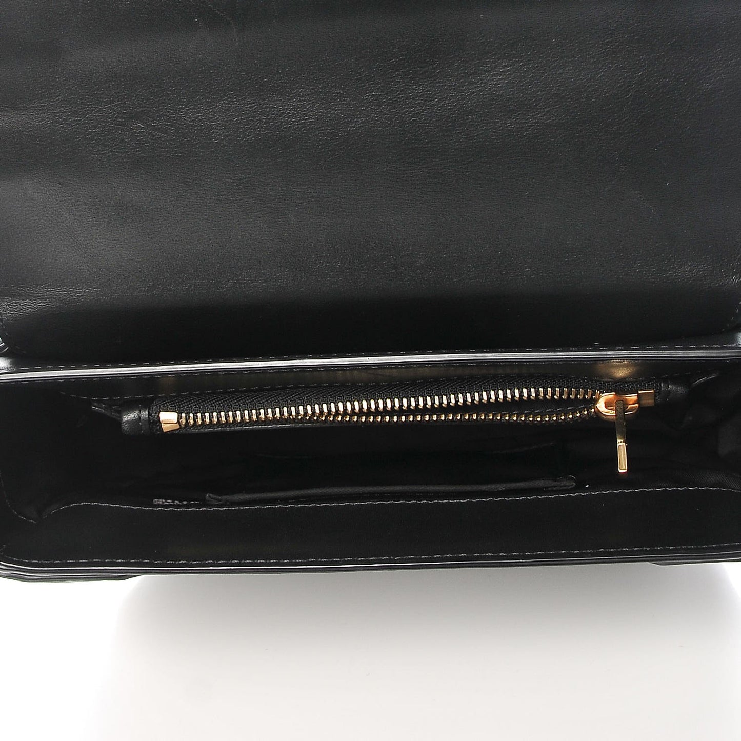 Calfskin Small Lia Sling Black Pale Gold Hardware