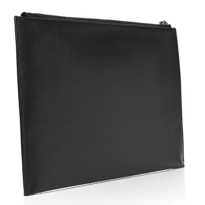 Saint Laurent Calfskin Universite Zipped Tablet Holder Black 3 of 14