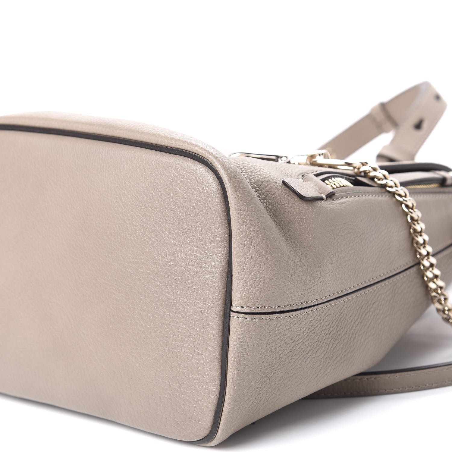 Chloe Suede Calfskin Small Faye Backpack Motty Grey 6 of 8