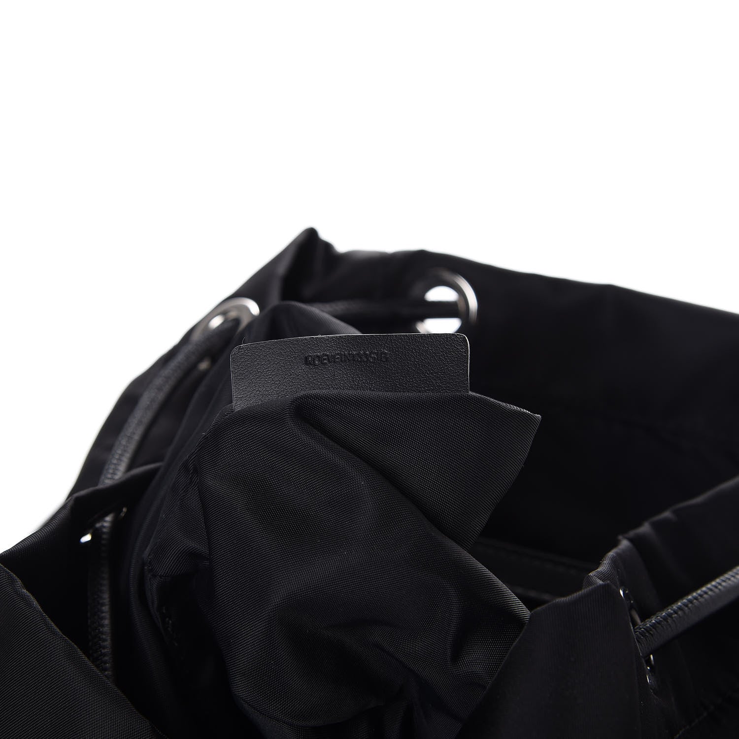Burberry Nylon Logo Print Medium Rucksack Backpack Black 9 of 10