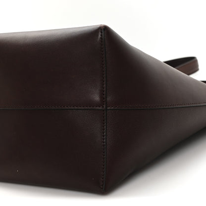 The Row Polished Saddle Calfskin Medium N/S Park Tote Acajou 9 of 9