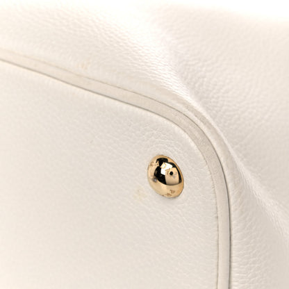 Prada Vitello Daino Shoulder Bag White 9 of 20