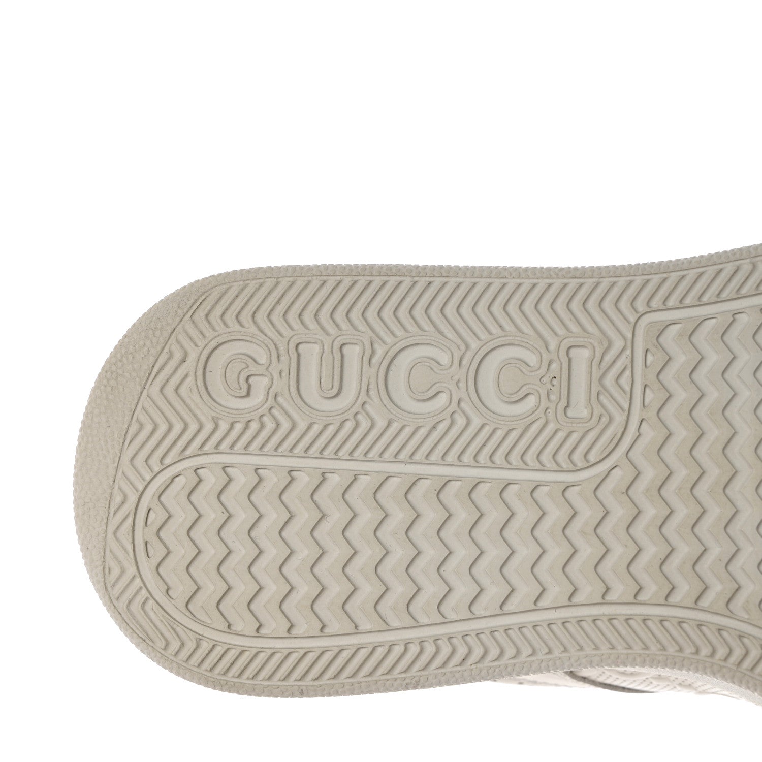 Gucci Calfskin GG Tennis Embossed Perforated Womens Platform 55mm Sneakers 38.5 Great White 8 of 13