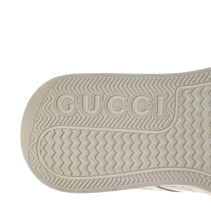 Gucci Calfskin GG Tennis Embossed Perforated Womens Platform 55mm Sneakers 38.5 Great White 8 of 13