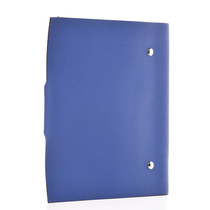 Hermes Togo Ulysse MM Notebook Cover Bleu Electrique 3 of 7