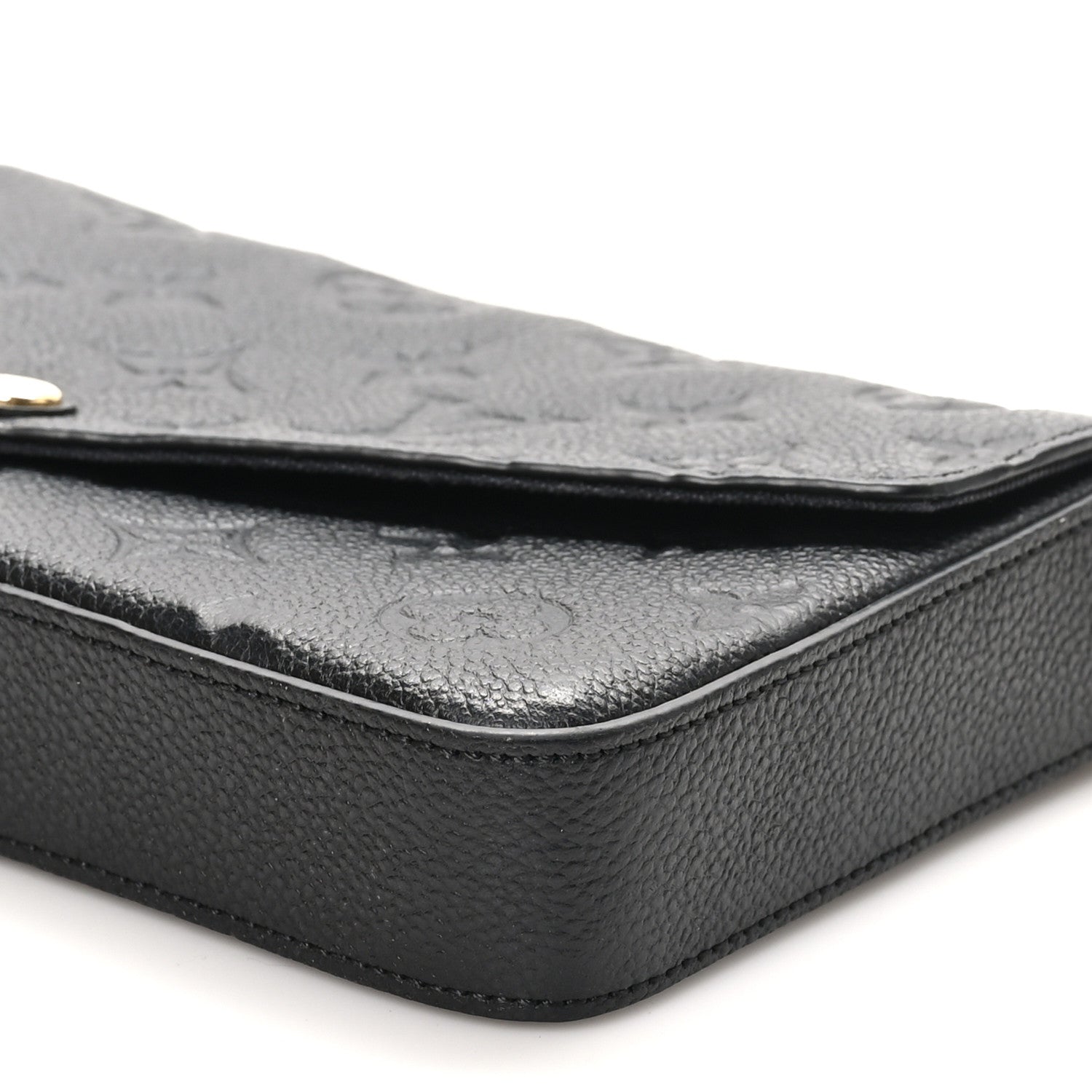 Louis Vuitton Empreinte Pochette Felicie Chain Wallet Black 10 of 11
