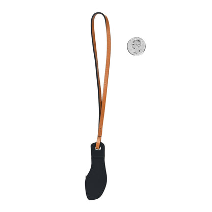 Hermes Lizard Butler Calfskin Hunter Oran Nano Bag Charm Naturel Sable Black 2 of 4