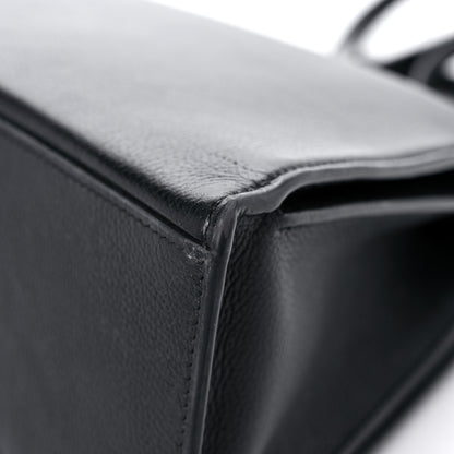Balenciaga Grained Calfskin Medium Hourglass Top Handle Bag Black 11 of 18