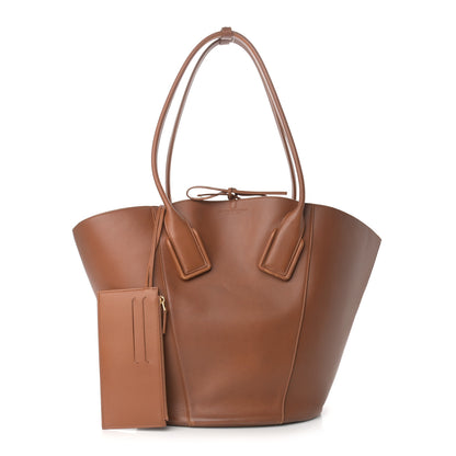 Bottega Veneta Calfskin Basket Tote Wood 4 of 12