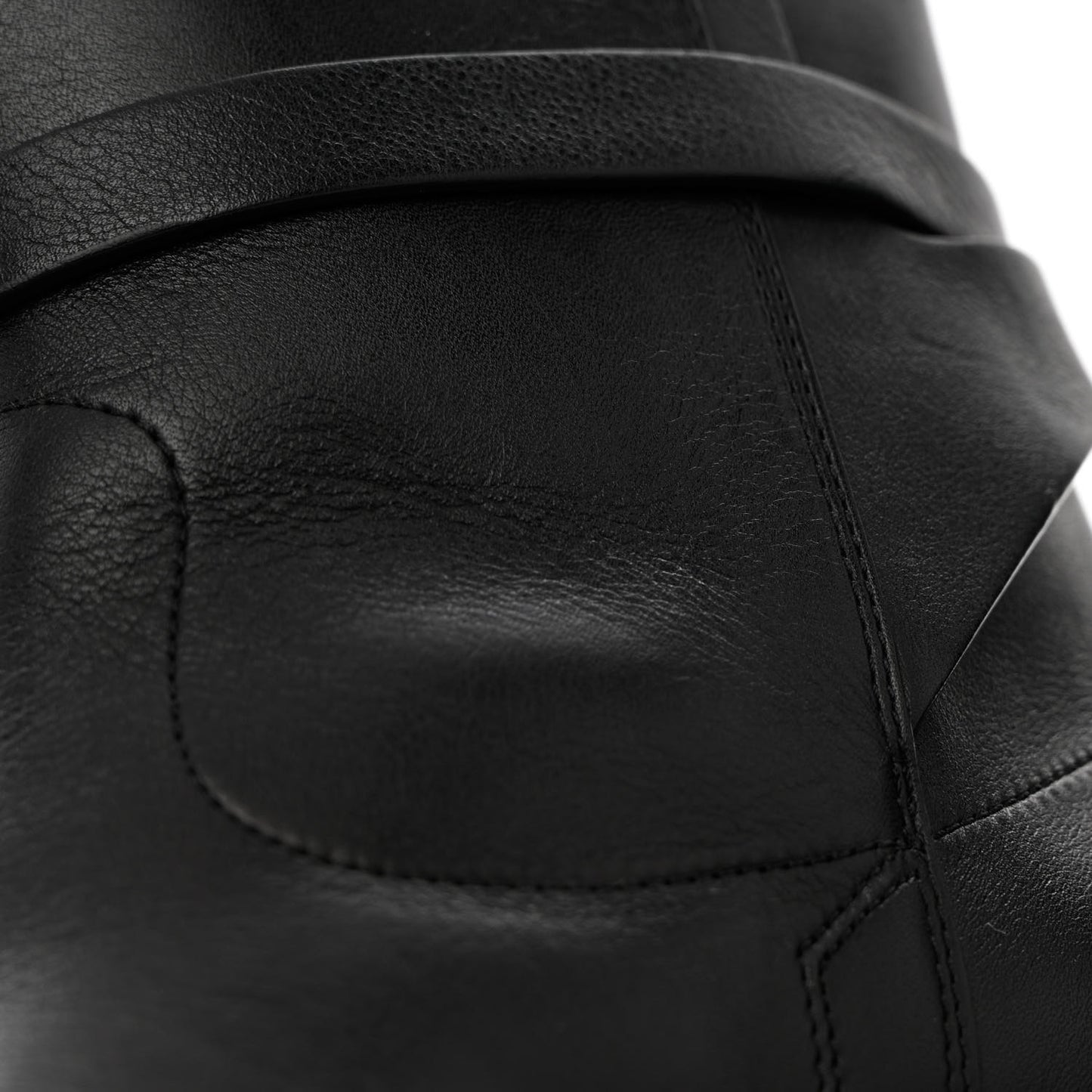 Calfskin Empreinte Ankle Boot 38 Black