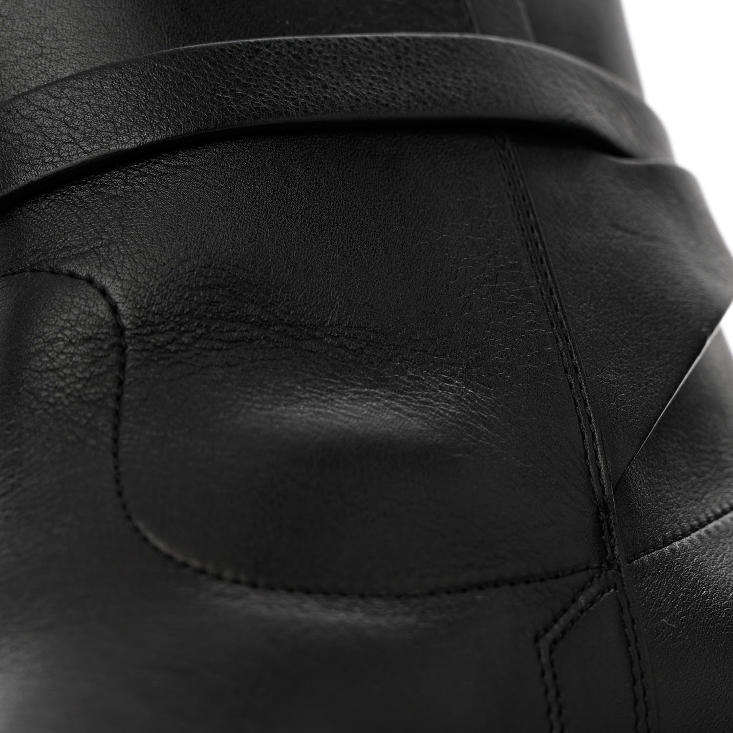 Christian Dior Calfskin Empreinte Ankle Boot 38 Black 9 of 13