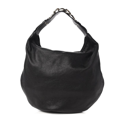 Gucci Calfskin Wave Hobo Black 1 of 8