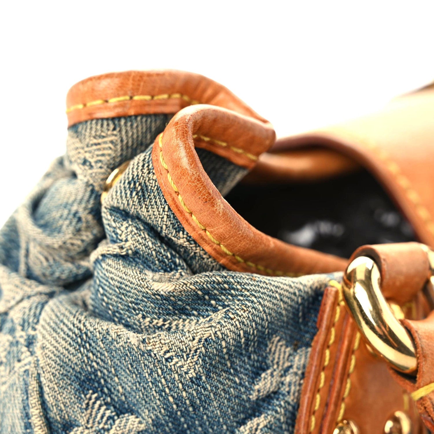 Louis Vuitton Monogram Denim Pleaty Blue 16 of 25