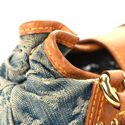 Louis Vuitton Monogram Denim Pleaty Blue 16 of 25