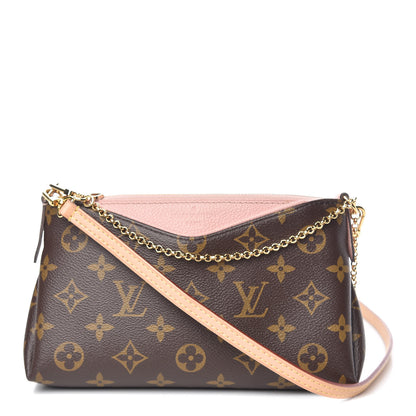 Louis Vuitton Monogram Pallas Clutch Rose Poudre 1 of 10