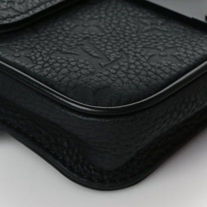Louis Vuitton Taurillon Monogram S Lock Sling Bag Black 8 of 10