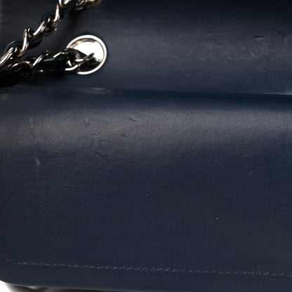 Chanel Patent Quilted Medium Double Flap Navy 12 of 14