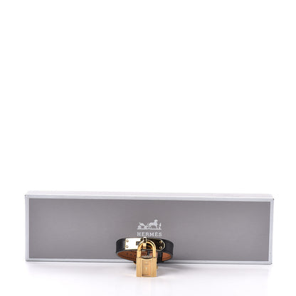 Hermes Stainless Steel Courchevel 20mm Kelly Cadena Quartz Watch Noir 7 of 7
