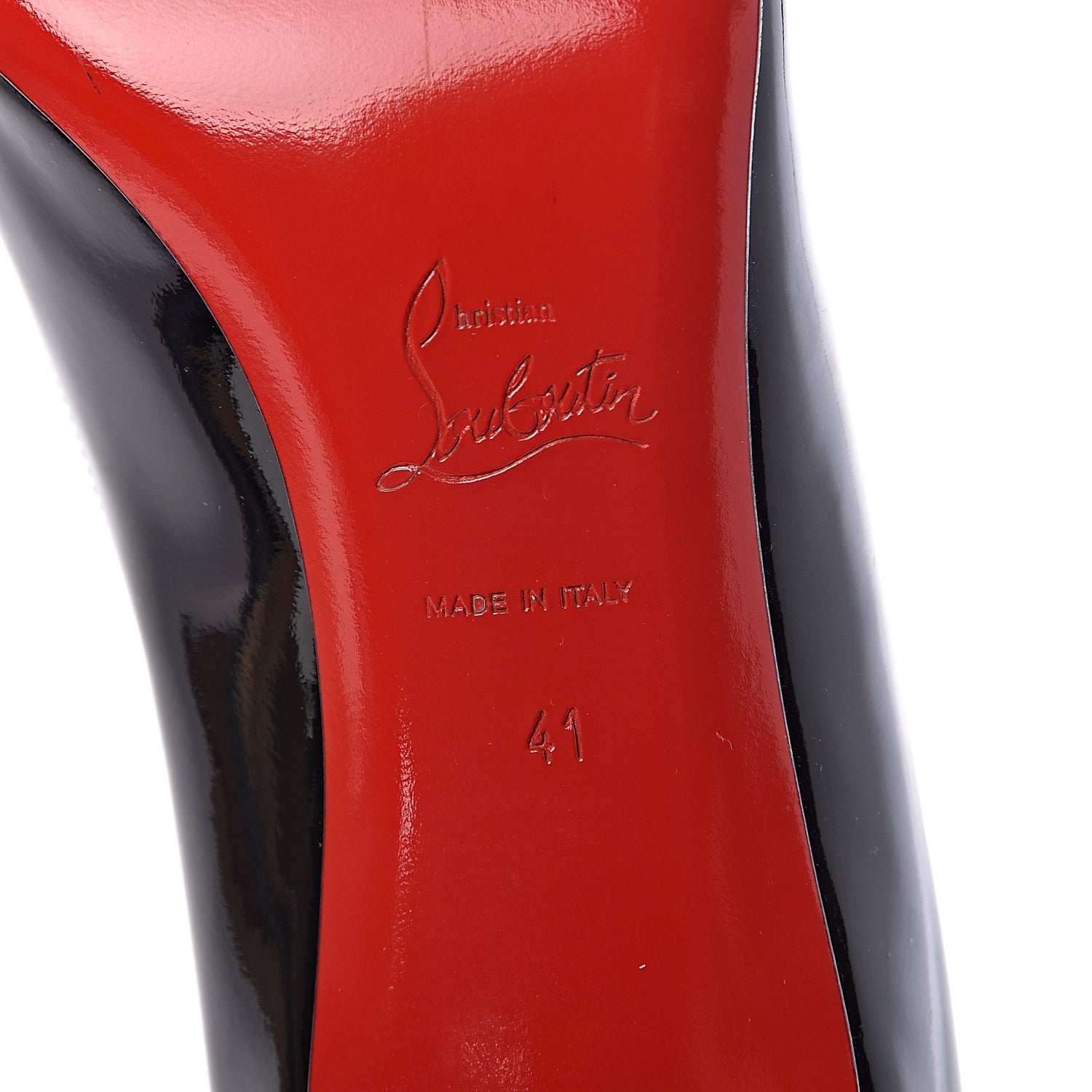 Christian Louboutin Patent Simple 70 Pumps 41 Black 6 of 8