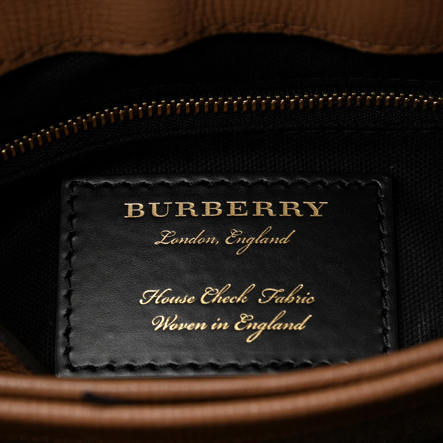 Burberry Derby Calfskin House Check Small Camberley Dark Sand 6 of 9