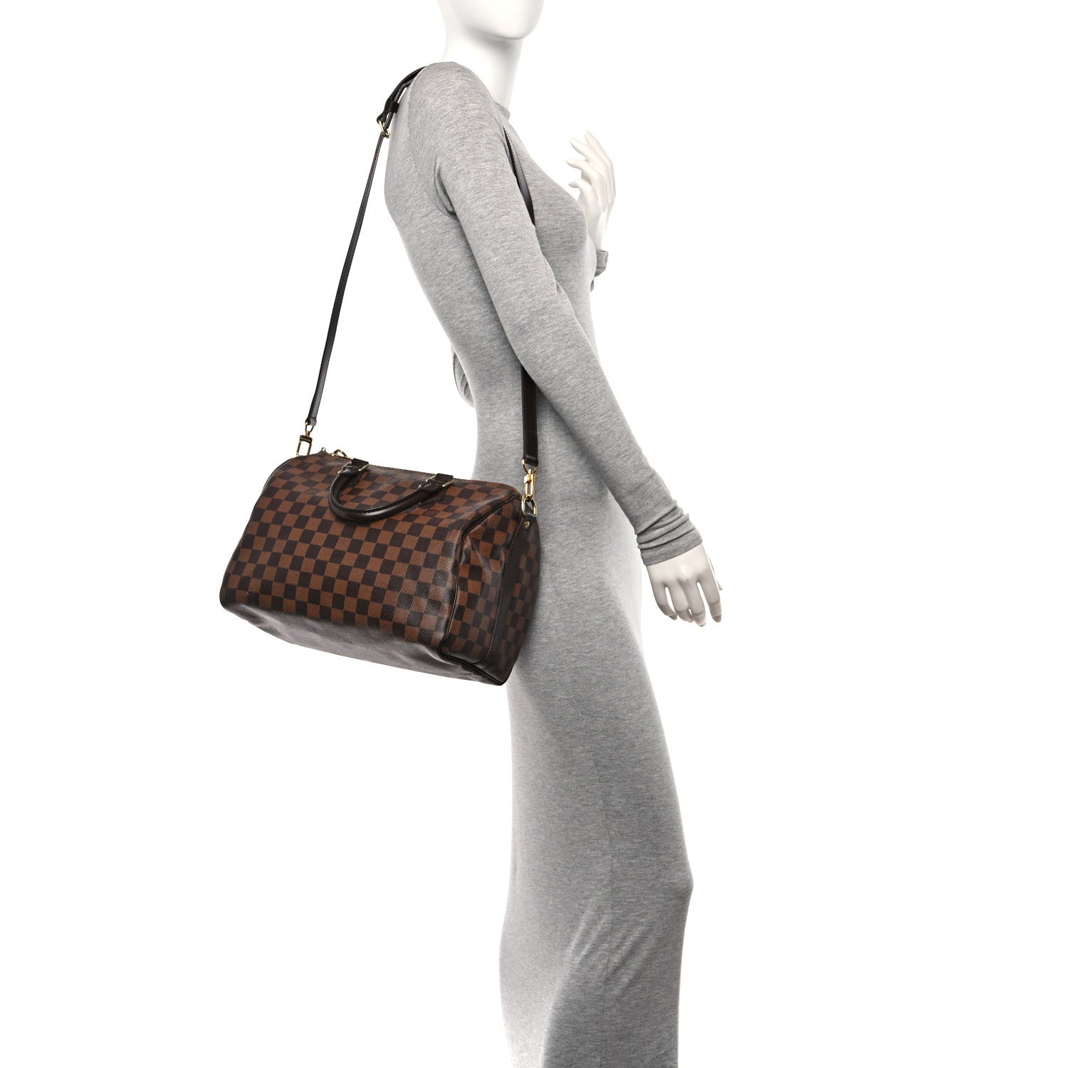 Louis Vuitton Damier Ebene Speedy Bandouliere 30 2 of 18